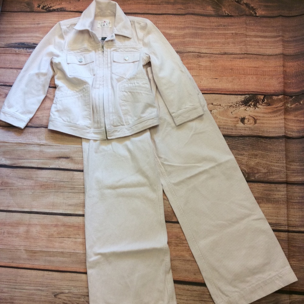 Lauren Jeans Co Denim Jacket & Wide Leg Jeans